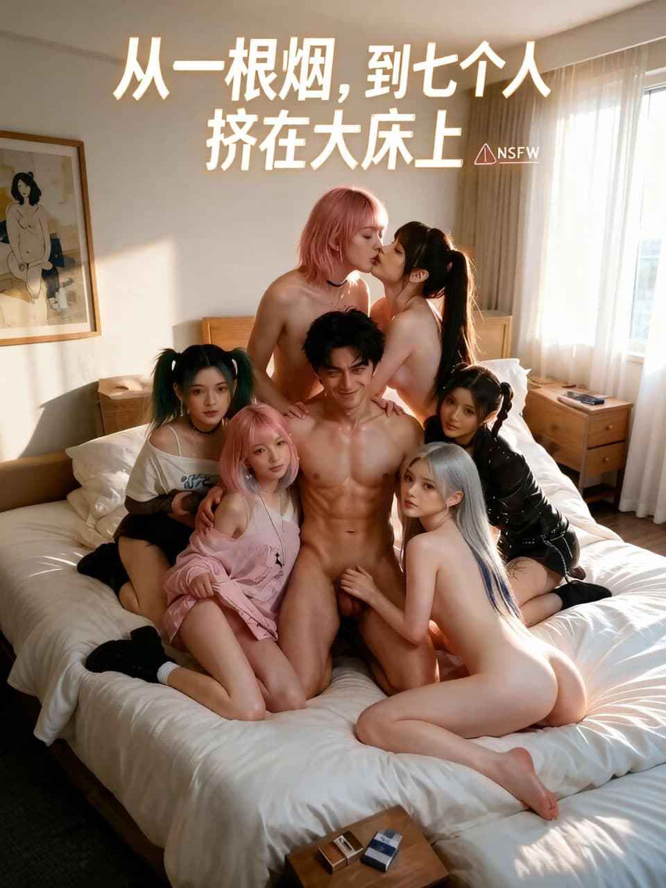 《从一根烟，到七个人挤在大床上》 逆袭 甜宠 已完结 剧照